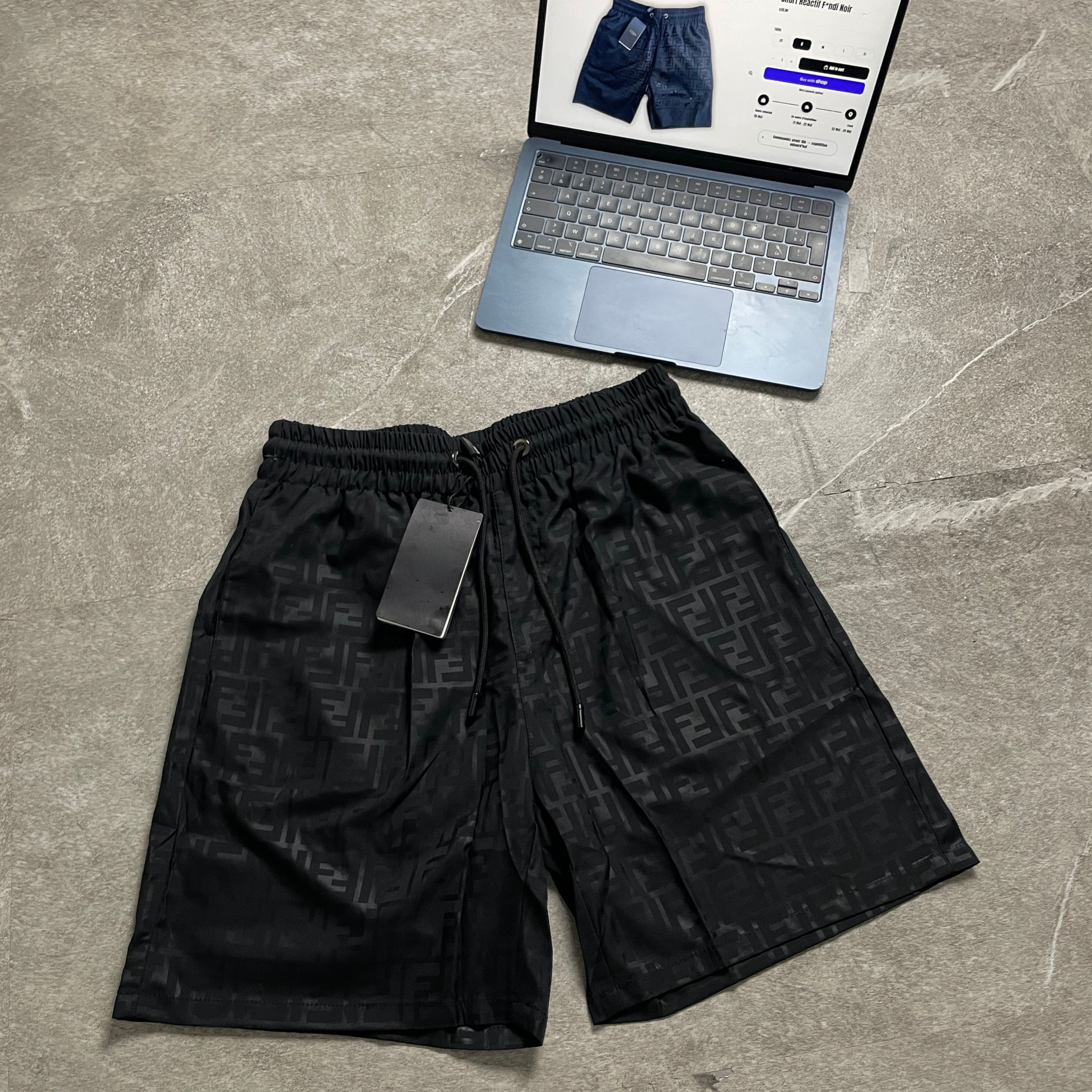 Reactive Black Shorts